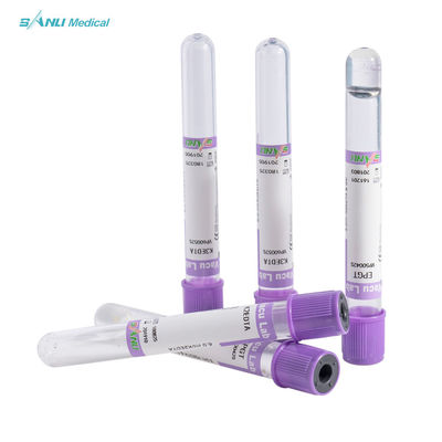 डिस्पोजेबल रक्त संग्रह EDTA K3 ट्यूब 3-5ml CE स्वीकृत