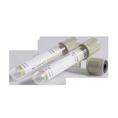 सोडियम फ्लोराइड वैक्यूम रक्त संग्रह ट्यूब ग्लूकोज 3ml पीईटी ग्रे टॉप