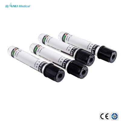 13x75mm वैक्यूम ब्लड कलेक्शन ट्यूब ESR 0.129mol/L सोडियम साइट्रेट के साथ