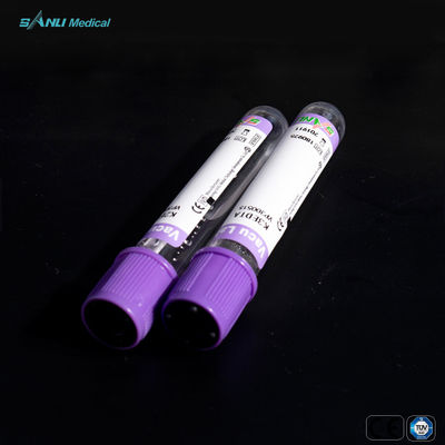 5ml प्लास्टिक रक्त संग्रह ट्यूब EDTA K3 योजक 13x75mm