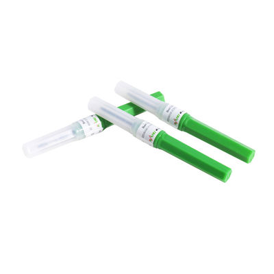 ग्रीन एसेप्सिस रक्त संग्रह सुई ISO9001 21G 1 '' 0.8x25mm