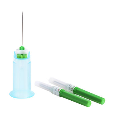 ग्रीन एसेप्सिस रक्त संग्रह सुई ISO9001 21G 1 '' 0.8x25mm