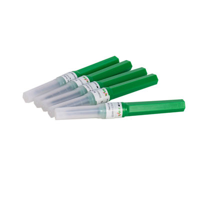 ग्रीन एसेप्सिस रक्त संग्रह सुई ISO9001 21G 1 '' 0.8x25mm