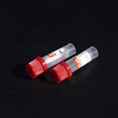 लाल शीर्ष केशिका रक्त संग्रह ट्यूब 0.5ml 100pcs ट्रे पैकिंग