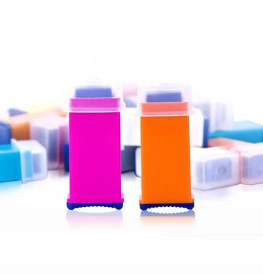 21G डिस्पोजेबल सेफ्टी लैंसेट 1.8mm अद्वितीय दबाव नारंगी रंग