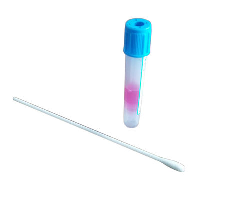 डिस्पोजेबल 5ml ओरल वायरल ट्रांसपोर्ट मीडिया, थ्रोट सैंपलिंग ट्यूब किट VTM
