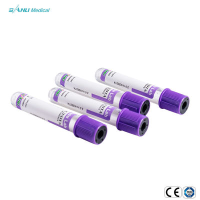 पीईटी K2 / K3 EDTA वैक्यूम ट्यूब डिस्पोजेबल सीई स्वीकृत 3-9ml