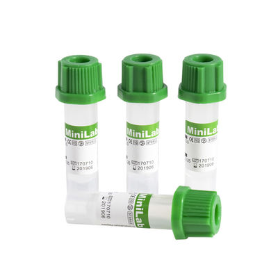 डिस्पोजेबल मेडिकल माइक्रो ब्लड कलेक्शन ट्यूब 0.5ml ISO13485 8x45mm