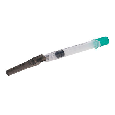 बाँझ सुरक्षा चिकित्सा धमनी रक्त संग्रह सिरिंज डिस्पोजेबल 3ml 22G